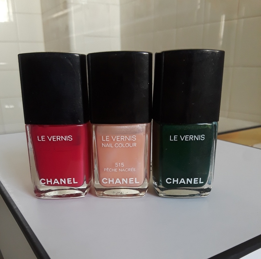 3 CHANEL Nail Polishes Authentic!